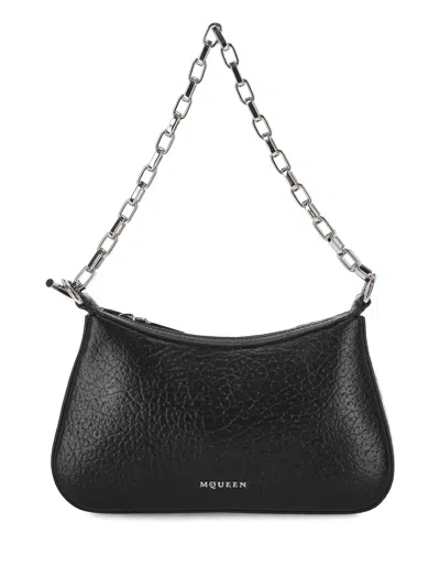Alexander Mcqueen Alexander Mc Queen Black Top Zip Bag With Dust Bag