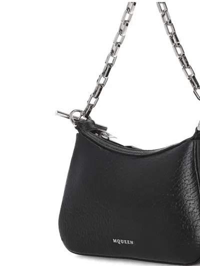Alexander Mcqueen Alexander Mc Queen Black Top Zip Bag With Dust Bag