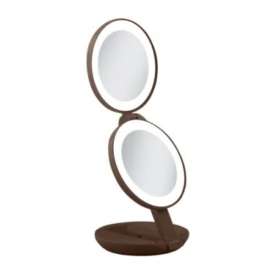 Zadro Lighted Travel Mirror With Magnification & Folding-to-compact