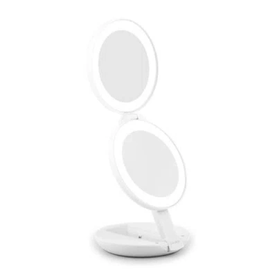 Zadro Lighted Travel Mirror With Magnification & Folding-to-compact