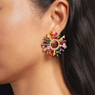 Nickho Rey Margaret Earring In Pink