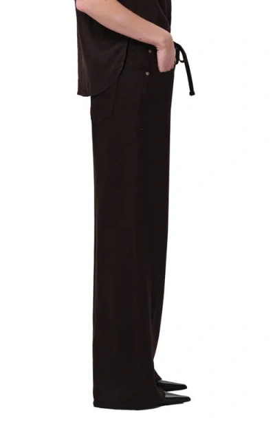 Citizen Of Humanity Citizens Of Humanity Brynn Drawstring High Waist Wide Leg Jeans In Brown