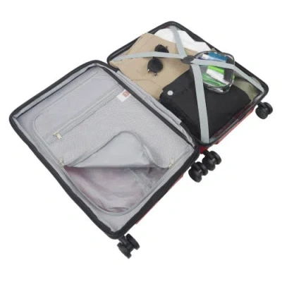 Lego ® Signature Brick 2x3 Trolley Expandable 21.5 Inch Carry-on Luggage In Red