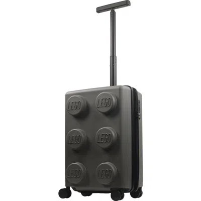 Lego ® Signature Brick 2x3 Trolley Expandable 21.5 Inch Carry-on Luggage In Gray