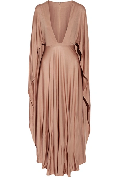 valentino cape effect silk jersey maxi dress Cape-effect Silk-jersey COCKTAIL