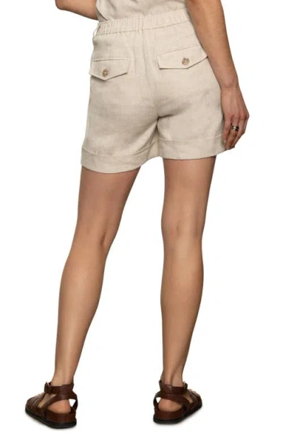 Sanctuary Caravan Cuffed Short In Flax In Neutral