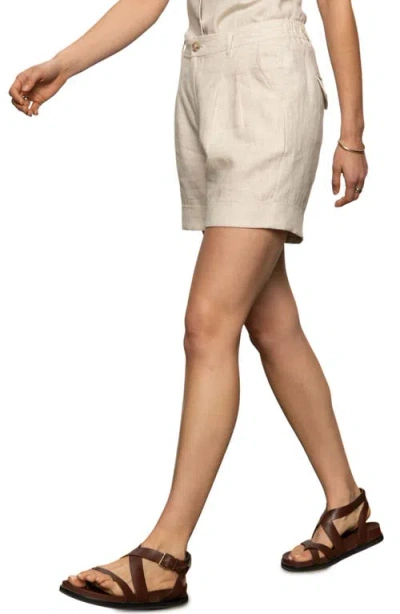Sanctuary Caravan Cuffed Short In Flax In Neutral
