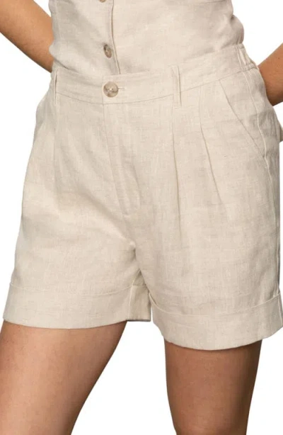 Sanctuary Caravan Cuffed Short In Flax In Neutral