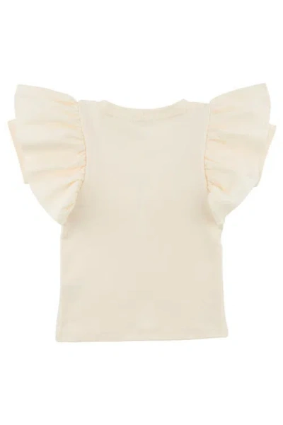Oh Baby ! Butterfly Pink Terry With Gold Butterfly Tee