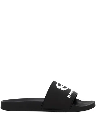Balenciaga Rubber Slide Sandals For The Pool Men
