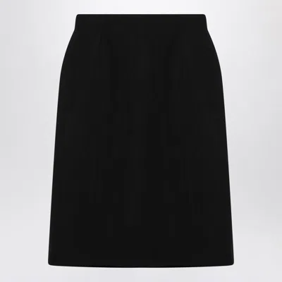 Balenciaga Black Hourglass Midi Skirt