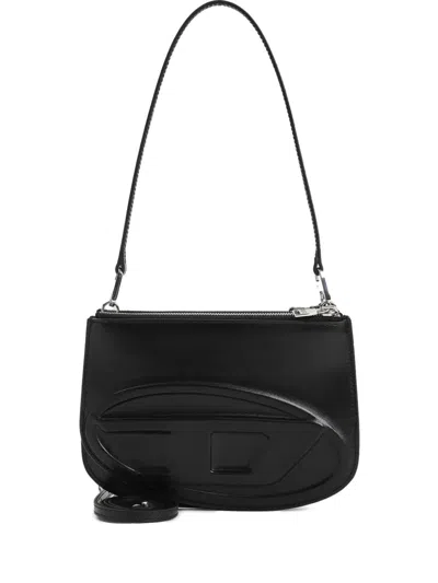 Diesel 1dr Twin Black Shoulder Bag In Black