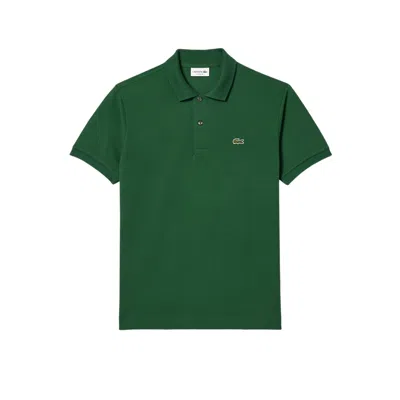 Lacoste Regular-fit Cotton Pima Polo Shir In Green