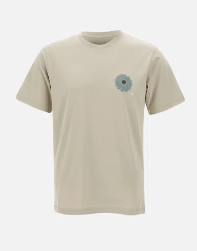 Emporio Armani Asv Jersey T-shirt With Oversized Print From The Peace Capsule Collection