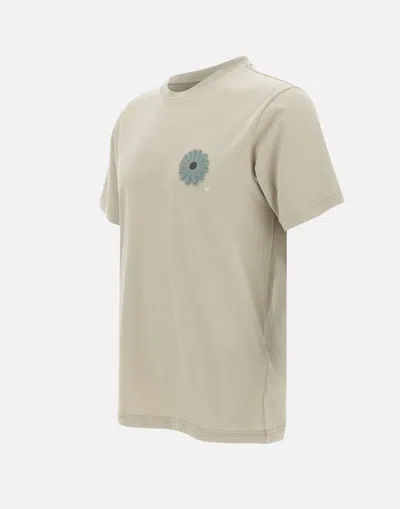 Emporio Armani Asv Jersey T-shirt With Oversized Print From The Peace Capsule Collection