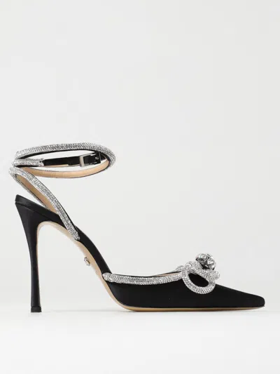 Mach&mach Pointed Knot High-heeled Shoes In Black