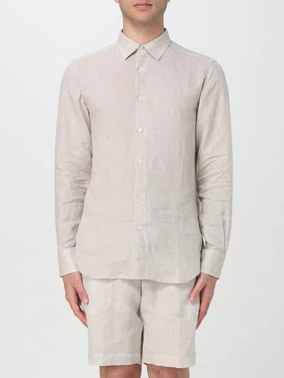 衬衫 KAMPOS 男士 颜色 沙色