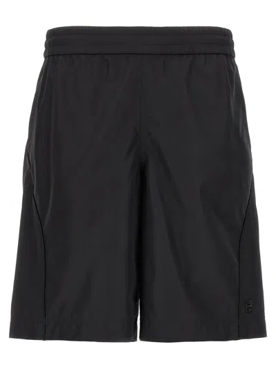 Givenchy Relaxed Fit Activewear Shorts In Recycled Fabric In Black