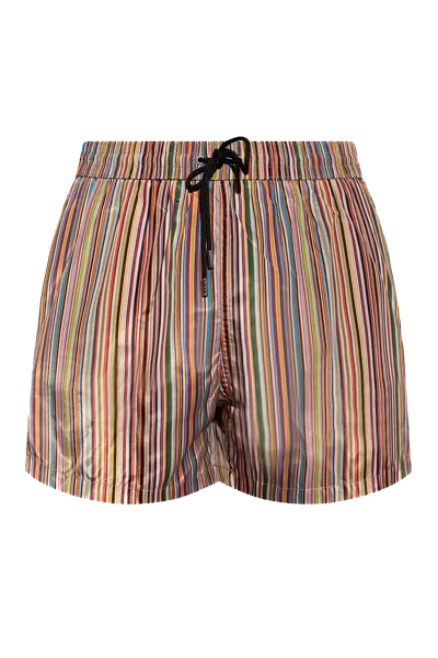 Paul Smith Signature Stripe Swim Shorts In Multi