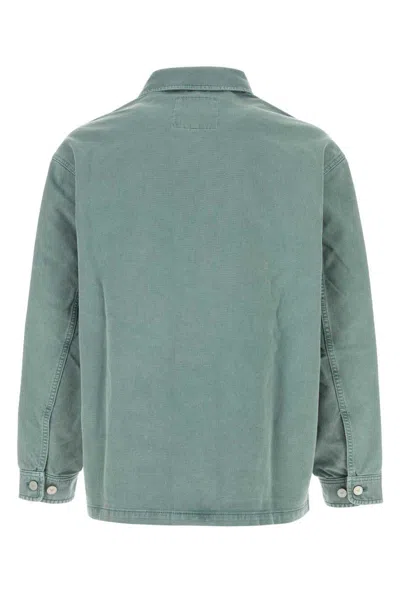 Emporio Armani Asv Vintage-look Comfort Cotton Canneté Jacket