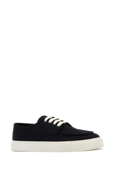 Prada Sneakers In Tela Blu Navy  Uomo