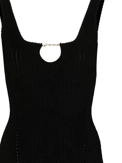 Jacquemus La Mini Robe Sierra Knitted Mini Dress
