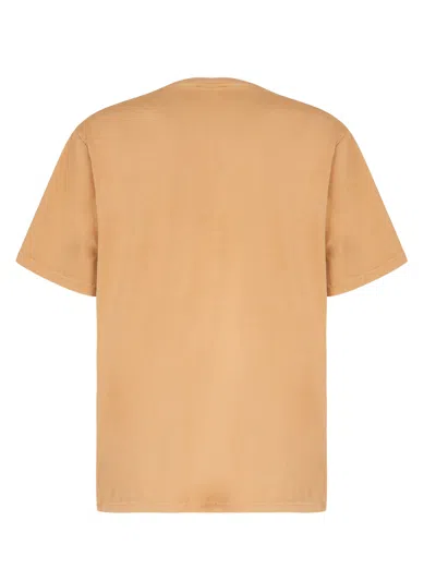 Jw Anderson Lace Effect Beige T Shirt
