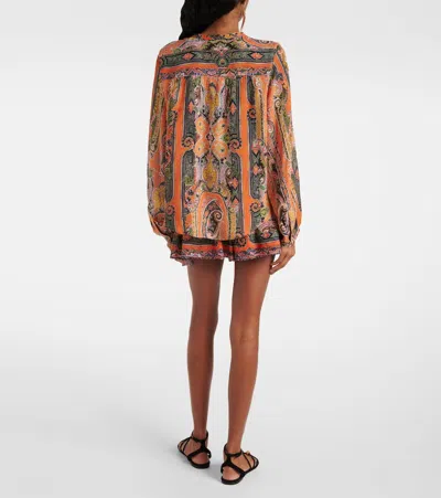 Isabel Marant May Blouse In Orange