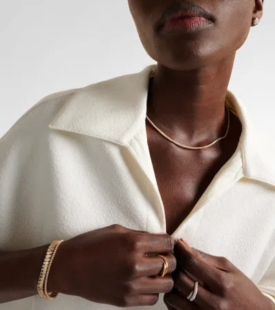 Anita Ko Hepburn 18kt Gold Choker With Diamonds