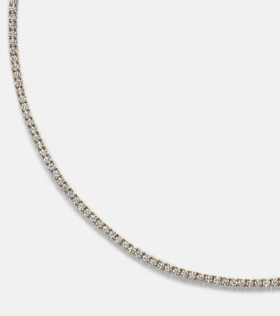 Anita Ko Hepburn 18kt Gold Choker With Diamonds