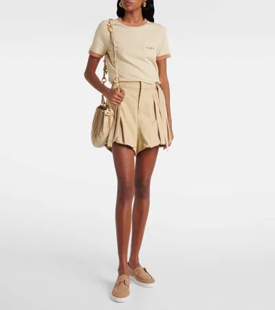 Christian Louboutin Chambeliboat Suede Loafers In Brown