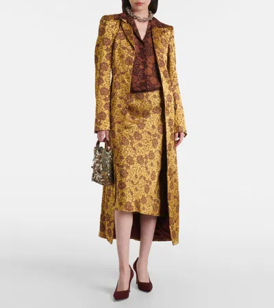 Gianvito Rossi Pointed Toe Suede Stiletto Heel Pumps In Burgundy