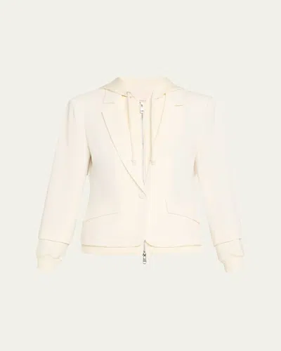 Cinq À Sept Khloe Le Petit Zip-front Blazer In Multi