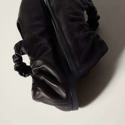 Miu Miu Logo Ballerina In Black