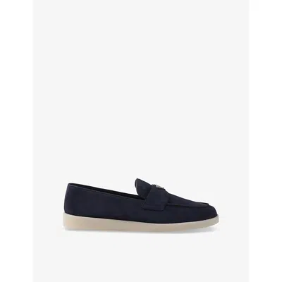 Prada Loafers In Blue