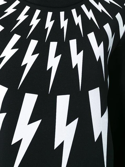 Shop Neil Barrett 'lightning Bolt' Sweatshirt