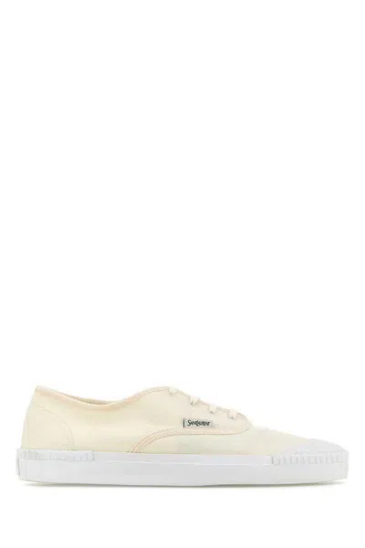 Saint Laurent Logo Print Low Top Sneakers