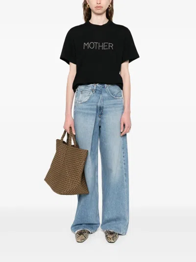 Agolde Franka Pleated High-rise Wide-leg Jeans In Blue