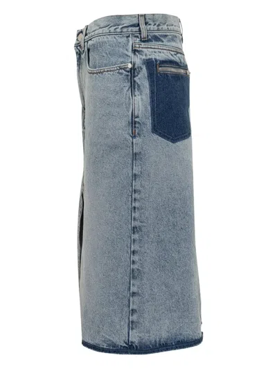 Stella Mccartney Asymmetrical Denim Skirt