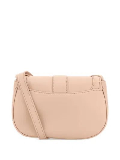 Alexander Mcqueen Women Pastel Pink Leather Mini Satchel Crossbody Bag