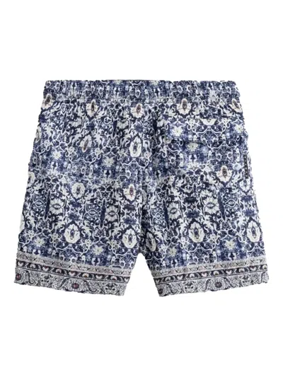 Stampd Rug Trunk Shorts In Blue