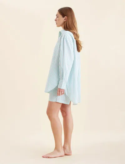 Papinelle Double Stripe Shirting Boxer Pj Set