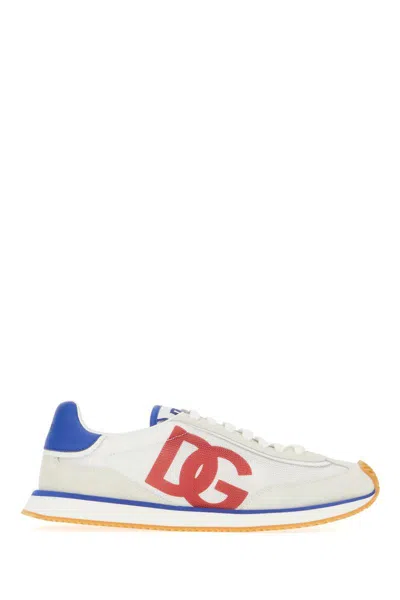 Dolce & Gabbana Cushion Low-top Sneakers Featuring Contrasting Elements