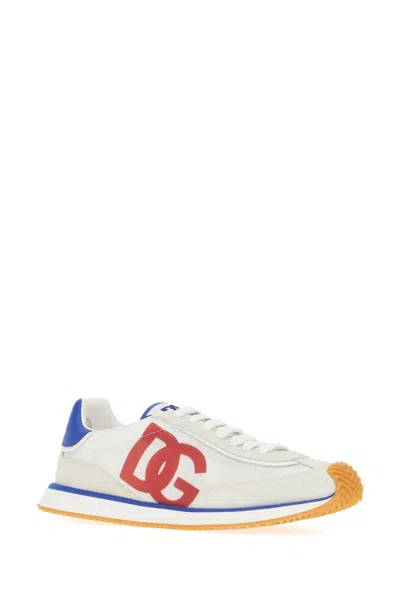Dolce & Gabbana Cushion Low-top Sneakers Featuring Contrasting Elements