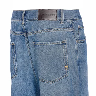 Pinko Baggy Jeans With Front Pleat