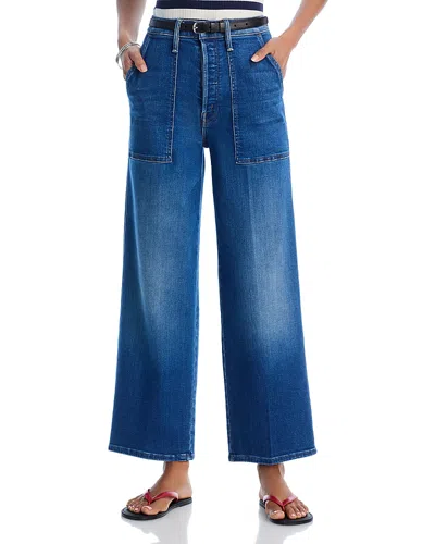 Mother The Stitch Up Maven Hover High Rise Jeans In Nip It In The Bud