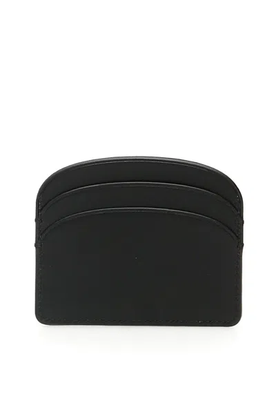 Apc A.p.c. Demi Lune Leather Card Holder