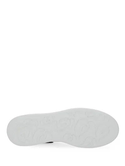 Alexander Mcqueen Oversize Sneakers In White And Beige Calf Leather