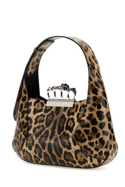 Alexander Mcqueen Women's Printed Leather The Jewelled Hobo Shoulder Bag