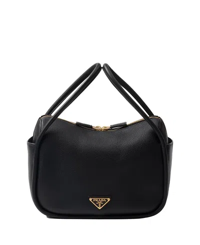 Prada Darling Handbag Black In Leather